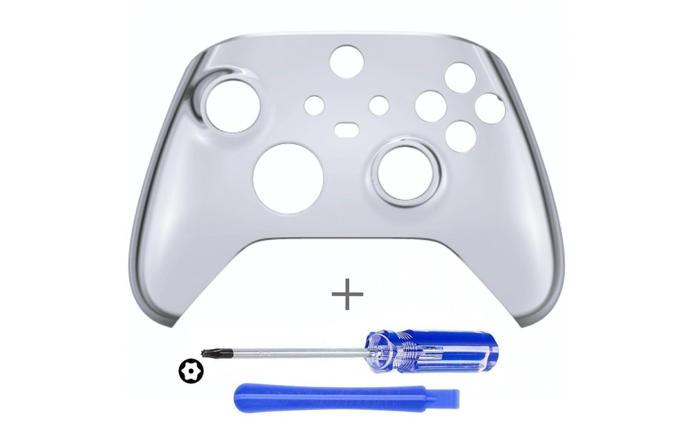 Xbox Series Controller Case Shell - Chrome Silver - Front Shell