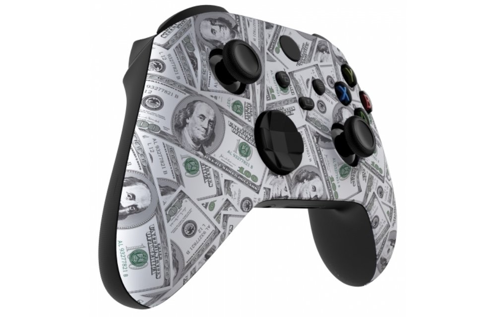 Xbox Series Controller Behuizing Shell - Dollars - Front Shell