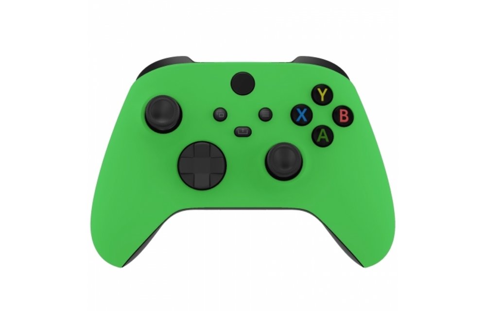 Xbox Series Controller Behuizing Shell - Front Shell - Groen Soft Touch