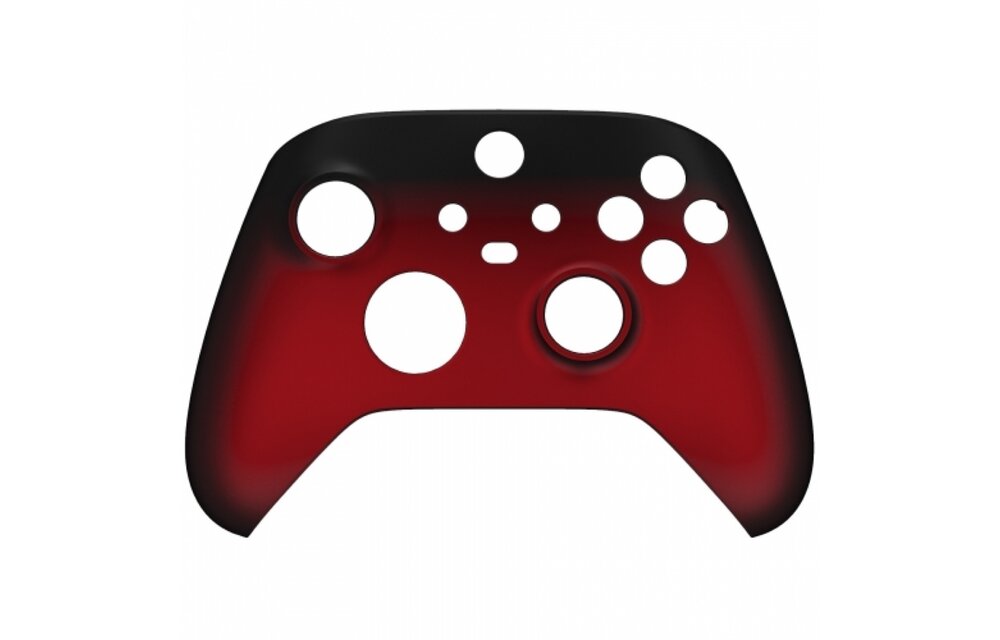 Xbox Series Controller Case Shell - Gradient Soft Touch Black/Red - Front Shell