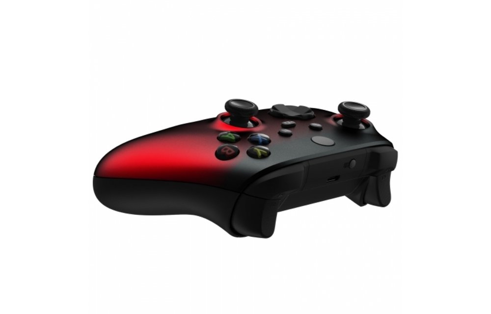 Xbox Series Controller Case Shell - Gradient Soft Touch Black/Red - Front Shell