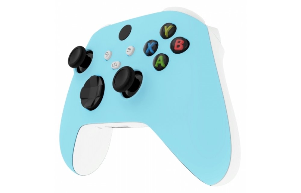 Xbox Series Controller Behuizing Shell - Hemelsblauw Soft Touch - Front Shell
