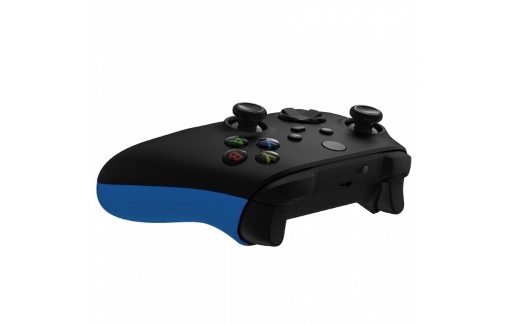 Xbox Series Controller Behuizing Shell - Soft Touch Blauw - Side Rail