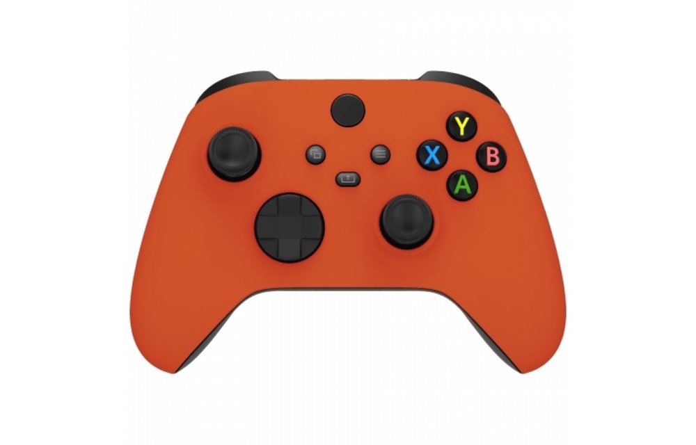 Xbox Series Controller Behuizing Shell - Soft Touch Oranje - Front Shell