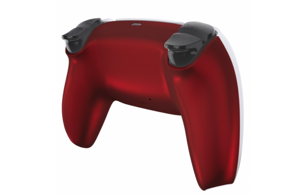 PS5 Controller Behuizing Shell - Rood Soft Touch - Back Shell