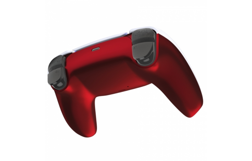 PS5 Controller Behuizing Shell - Rood Soft Touch - Back Shell