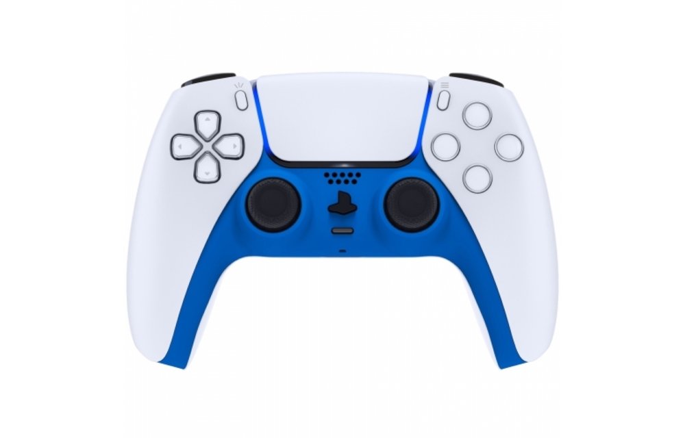 Sony PS5 DualSense Draadloze Controller - Blauw Soft Touch Cover Custom