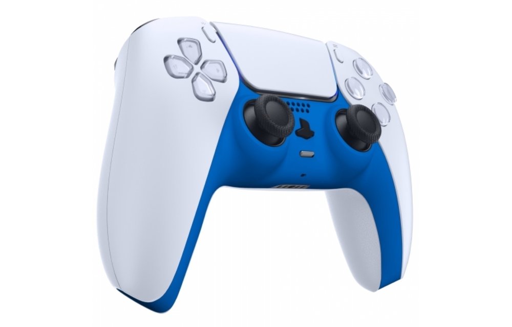 Sony PS5 DualSense Draadloze Controller - Blauw Soft Touch Cover Custom