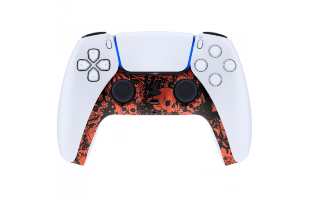 PS5 Controller Case Shell - Red Skull - Cover Shell