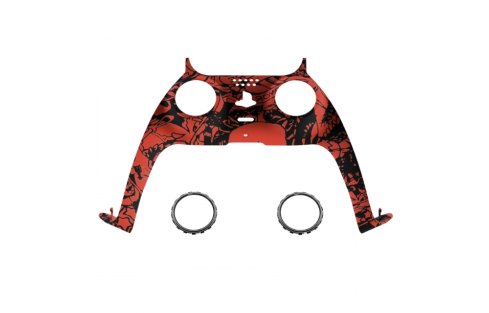 PS5 Controller Case Shell - Red Skull - Cover Shell