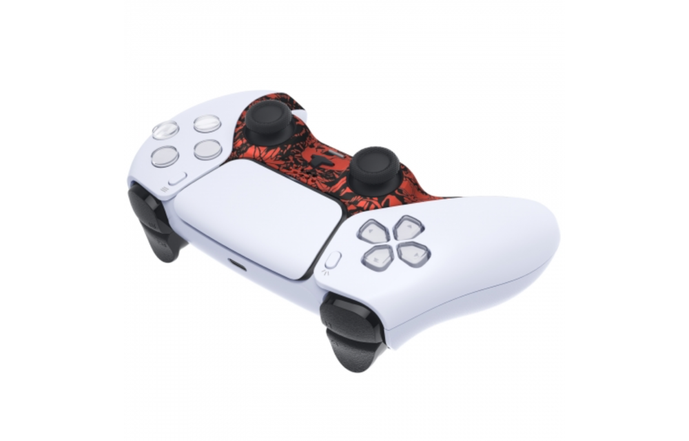 PS5 Controller Case Shell - Red Skull - Cover Shell