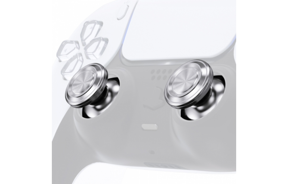 PS5 Controller Buttons - Silver Aluminium - Thumbsticks