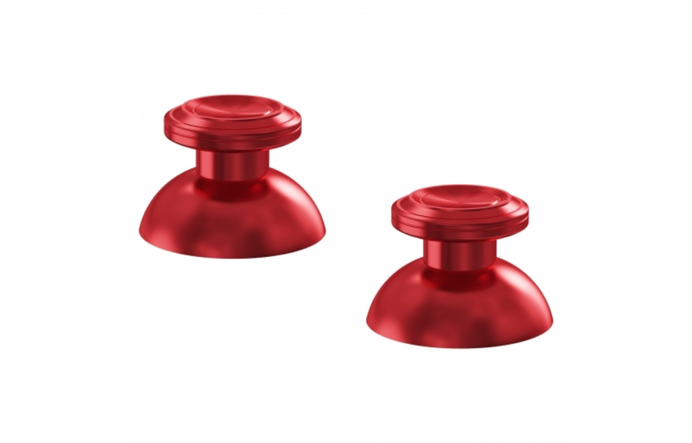 PS5 Controller Buttons - Red Aluminium - Thumbsticks