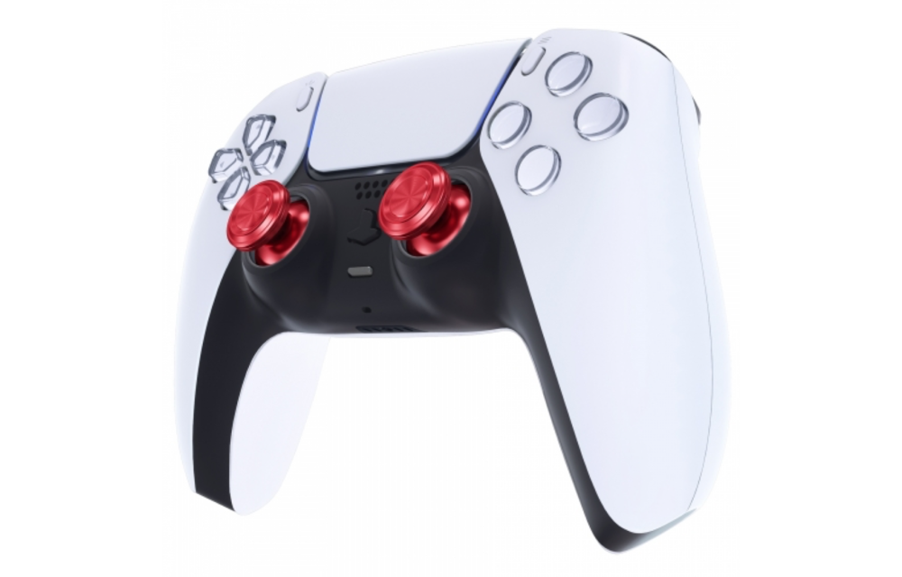 PS5 Controller Buttons - Red Aluminium - Thumbsticks