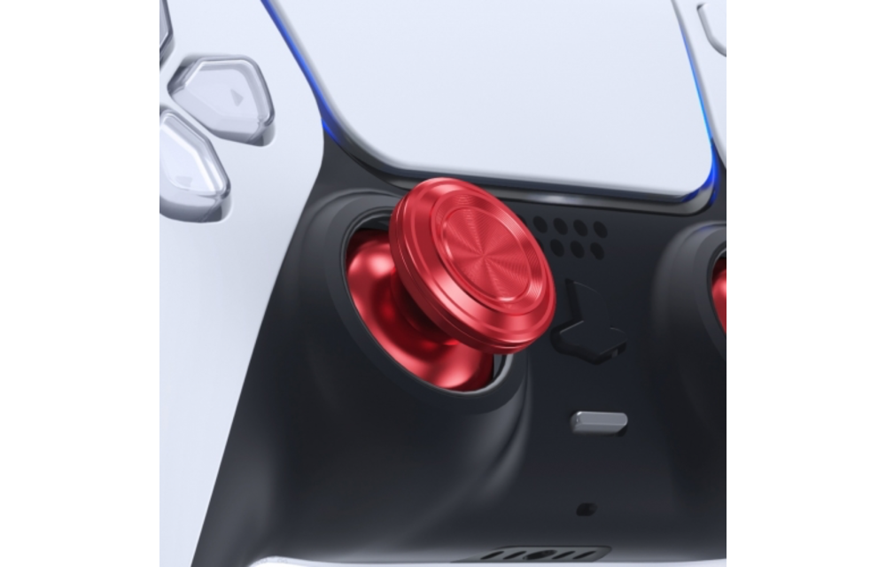 PS5 Controller Buttons - Red Aluminium - Thumbsticks