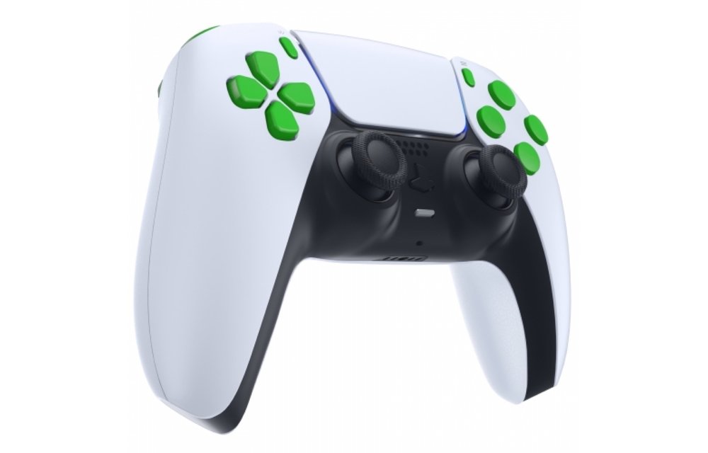 PS5 Controller Buttons - Green - 11 in 1 Button Set