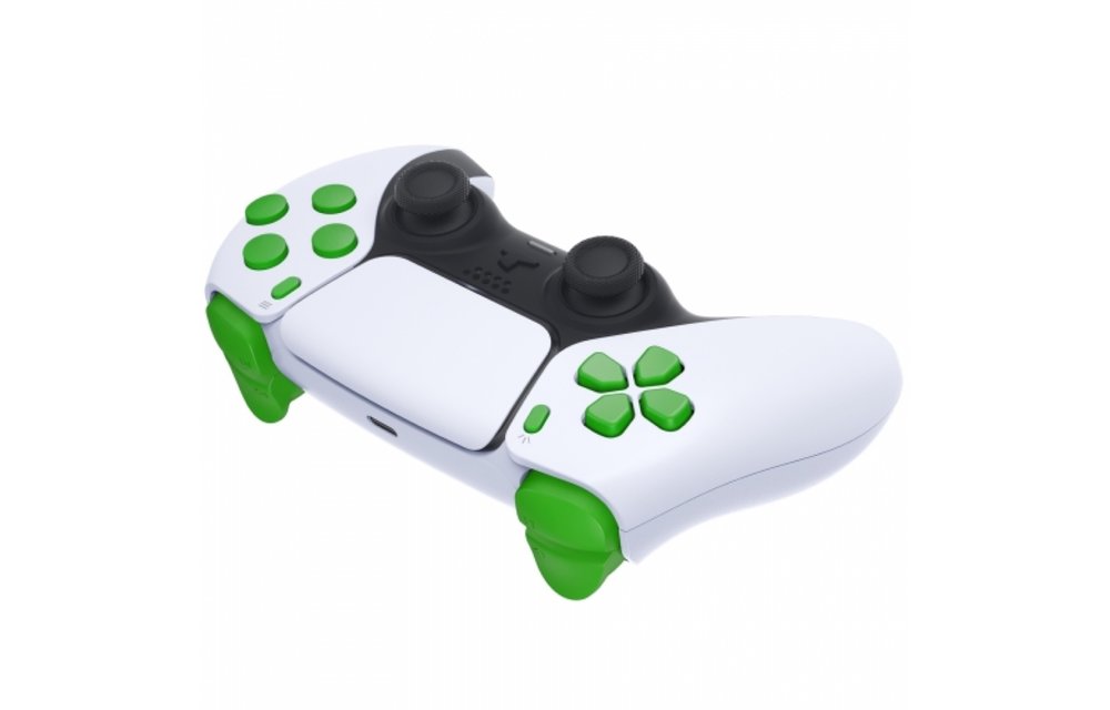 PS5 Controller Buttons - Green - 11 in 1 Button Set