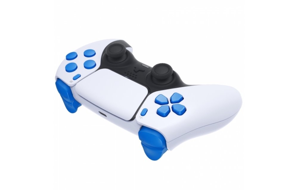 PS5 Controller Buttons - Blue - 11 in 1 Button Set