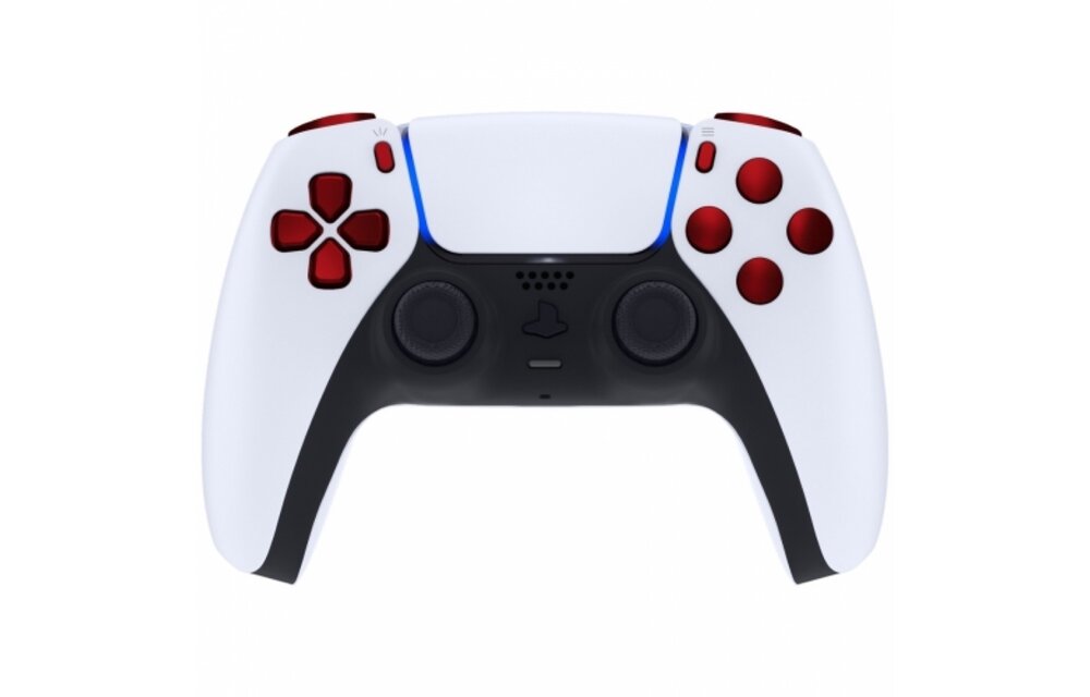 PS5 Controller Buttons - Red - 11 in 1 Button Set