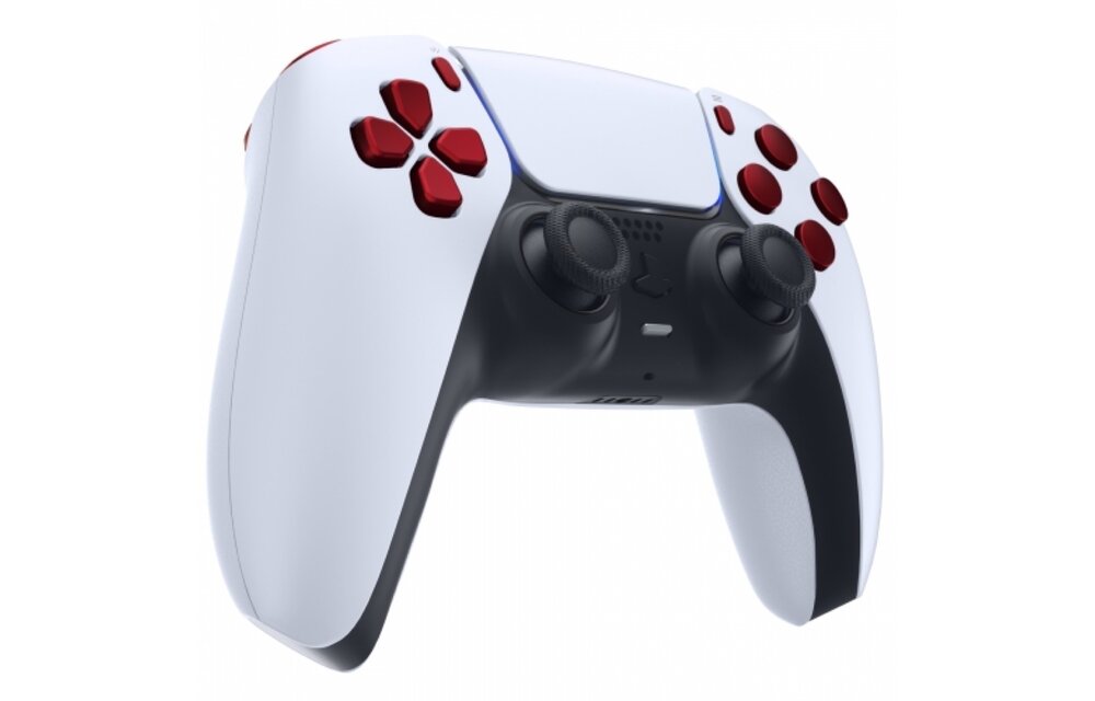 PS5 Controller Buttons - Red - 11 in 1 Button Set