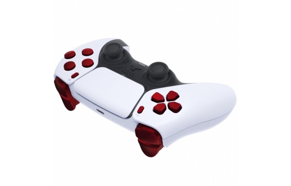 PS5 Controller Buttons - Red - 11 in 1 Button Set