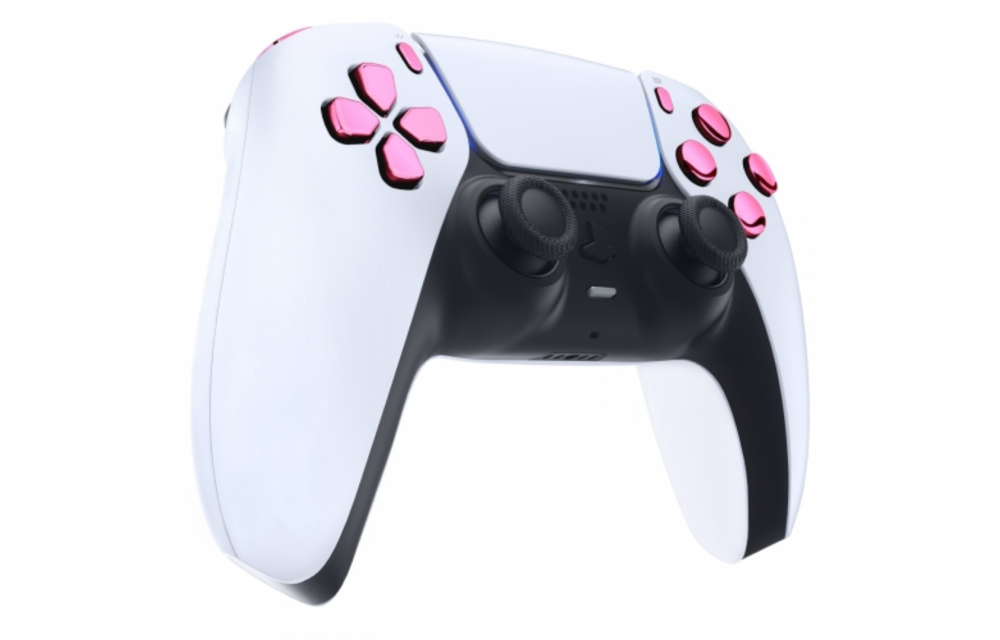 PS5 Controller Buttons - Pink Chrome - 11 in 1 Button Set