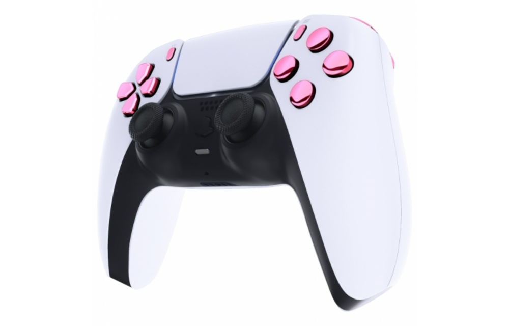 PS5 Controller Buttons - Pink Chrome - 11 in 1 Button Set