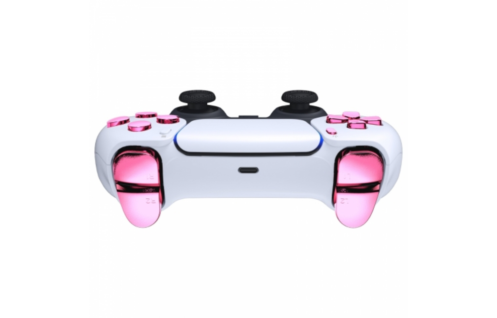 PS5 Controller Buttons - Pink Chrome - 11 in 1 Button Set