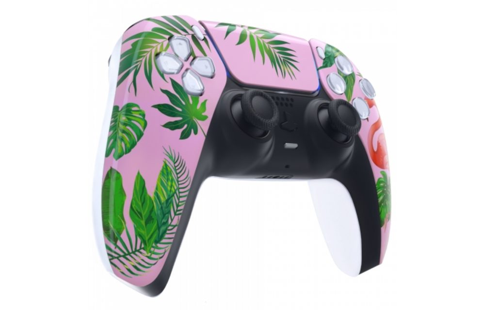 PS5 Controller Behuizing Shell - Flamingo - Front Shell (BDM-010)