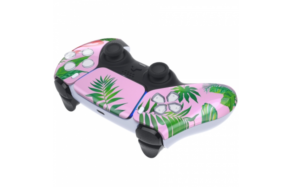PS5 Controller Behuizing Shell - Flamingo - Front Shell (BDM-010)