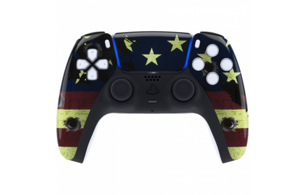 Sony PS5 DualSense Draadloze Controller - US Flag Front Custom