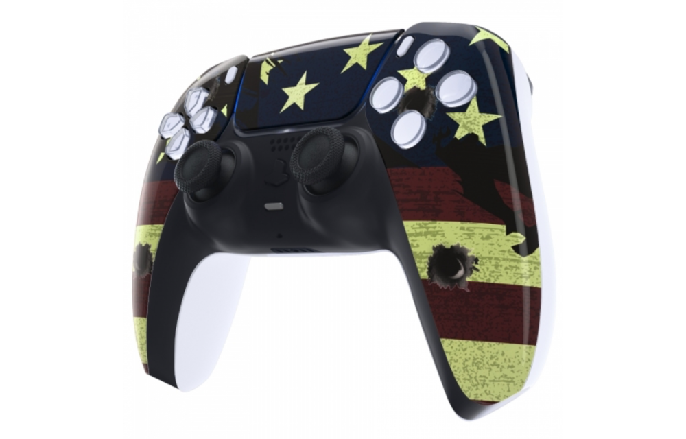Sony PS5 DualSense Draadloze Controller - US Flag Front Custom