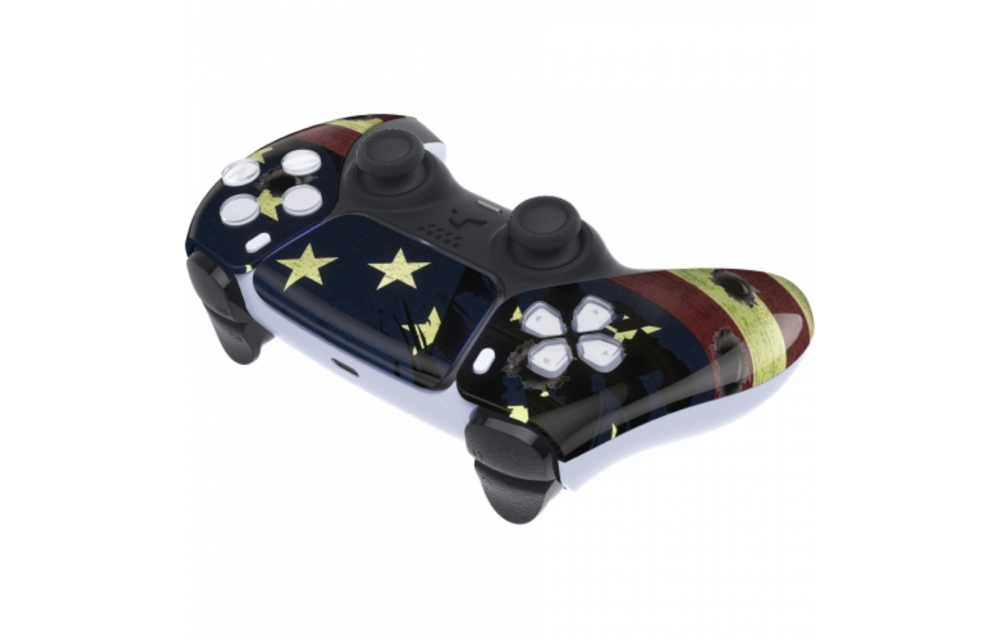 Sony PS5 DualSense Draadloze Controller - US Flag Front Custom