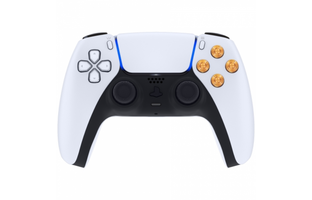 PS5 Controller Buttons - Goud Aluminium - Bullets