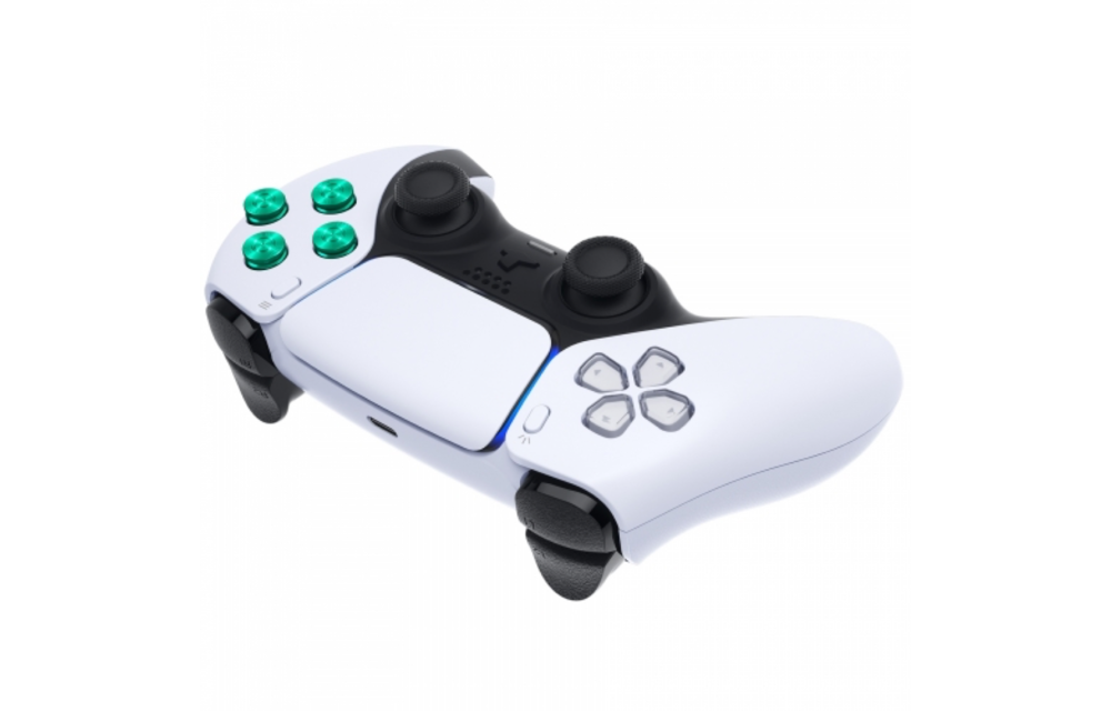 PS5 Controller Buttons - Groen Aluminium - Bullets