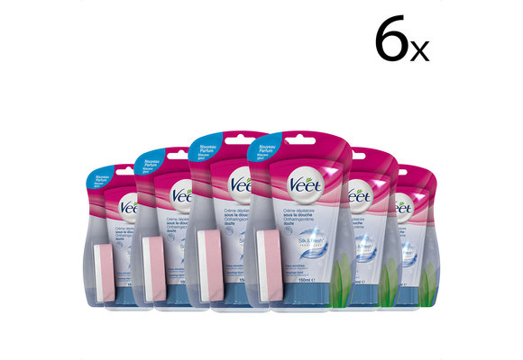 Veet ontharingscrÃ¨me  - Gevoelige Huid - In-Shower - 150ml x6