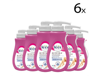 Veet ontharingscrème - Gevoelige Huid - Silk & Fresh - 400ml x6