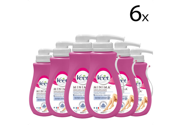 Veet ontharingscrÃ¨me - Gevoelige Huid - Silk & Fresh - 400ml x6