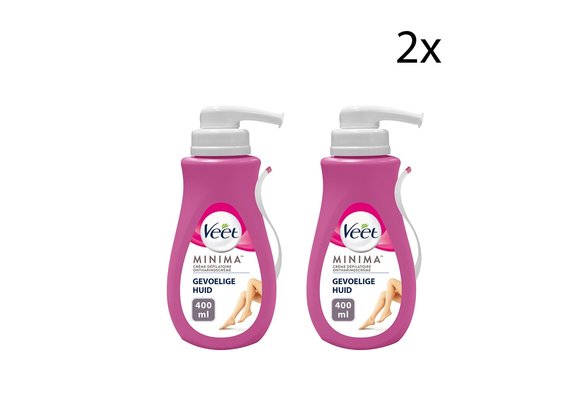 Veet ontharingscrème  - Gevoelige Huid - Silk & Fresh - 400ml x2