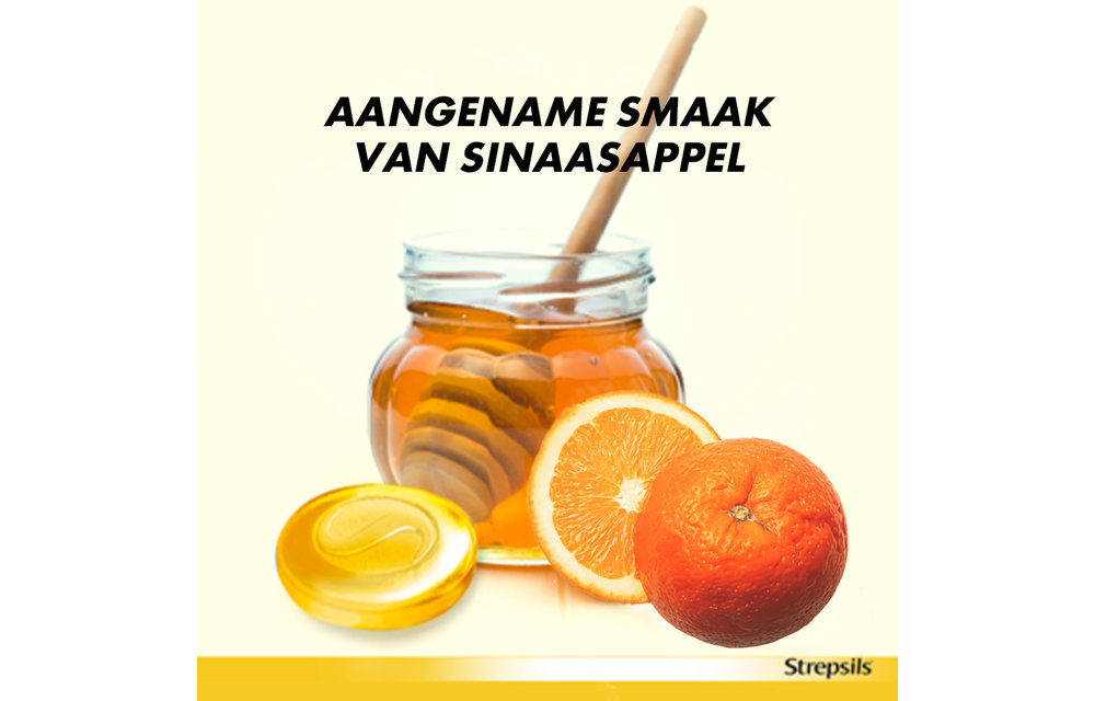 Strepsils Sinaasappel Vit C - 36 stuks