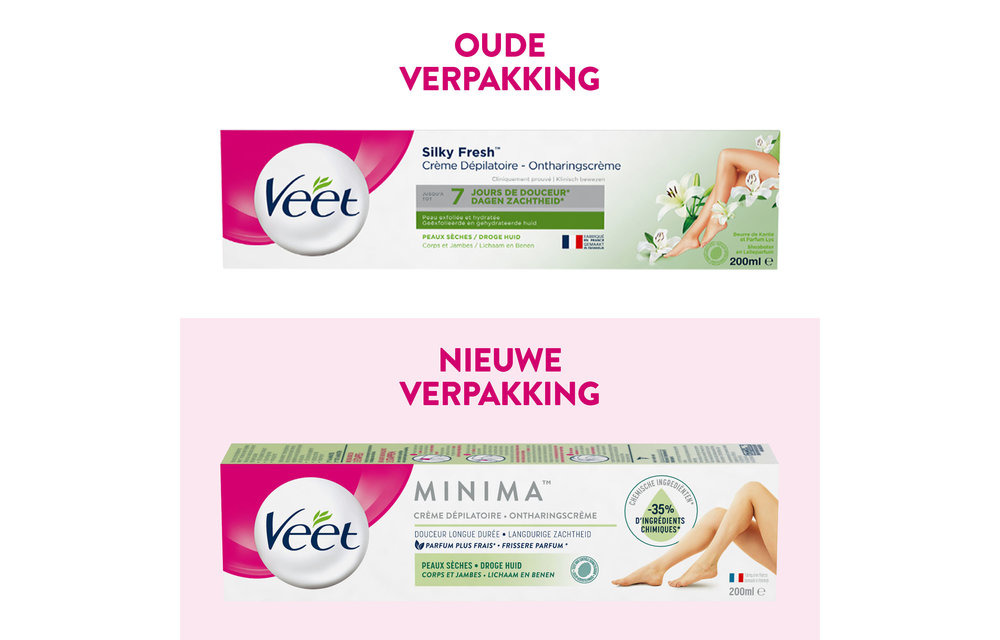 Veet Ontharingscreme - Droge Huid - Minima - 200ml x6