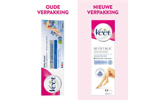 Veet Ontharingscreme - Gevoelige Huid - Minima - 100 ml x3