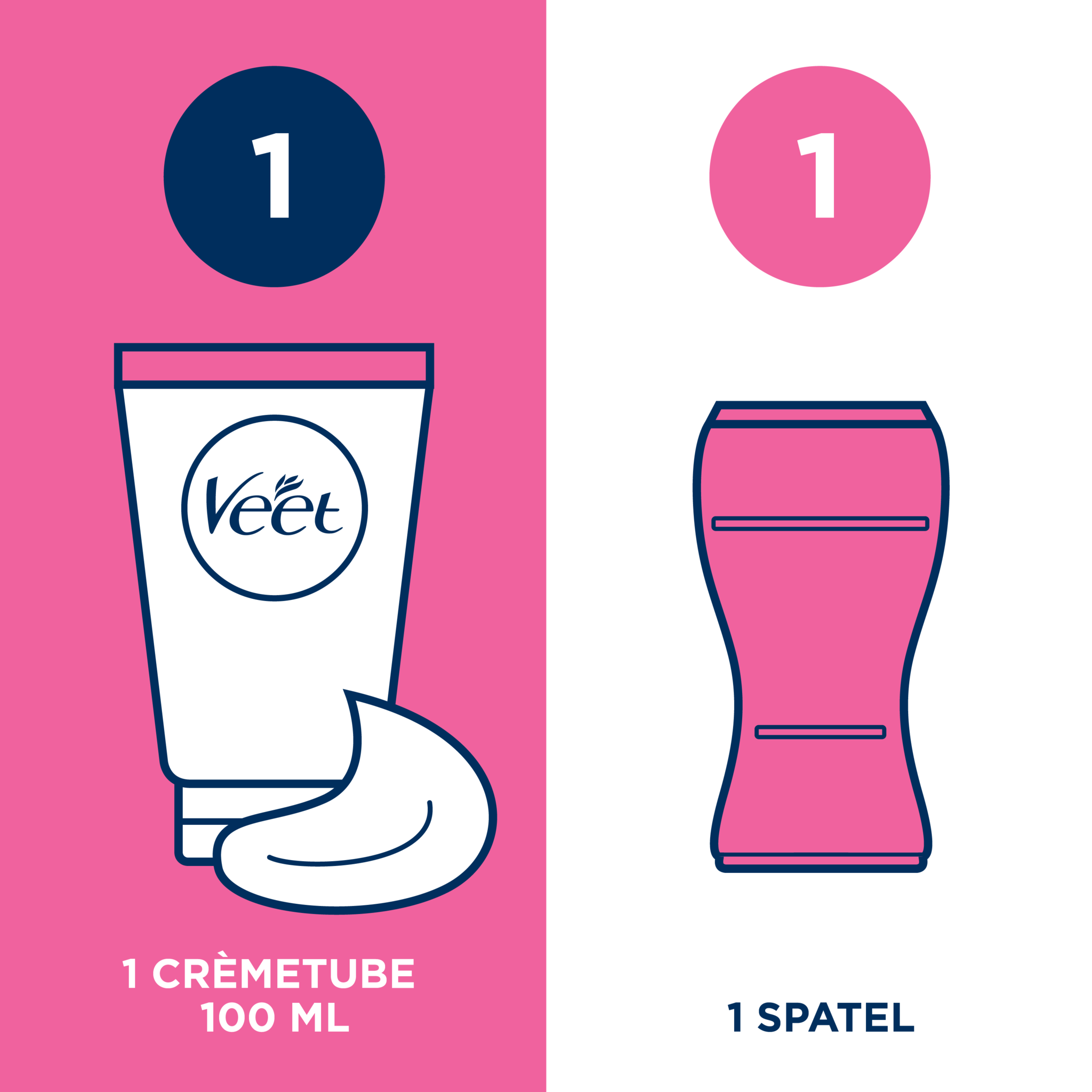 Veet Ontharingscreme - Gevoelige Huid - Minima - 100 ml x3