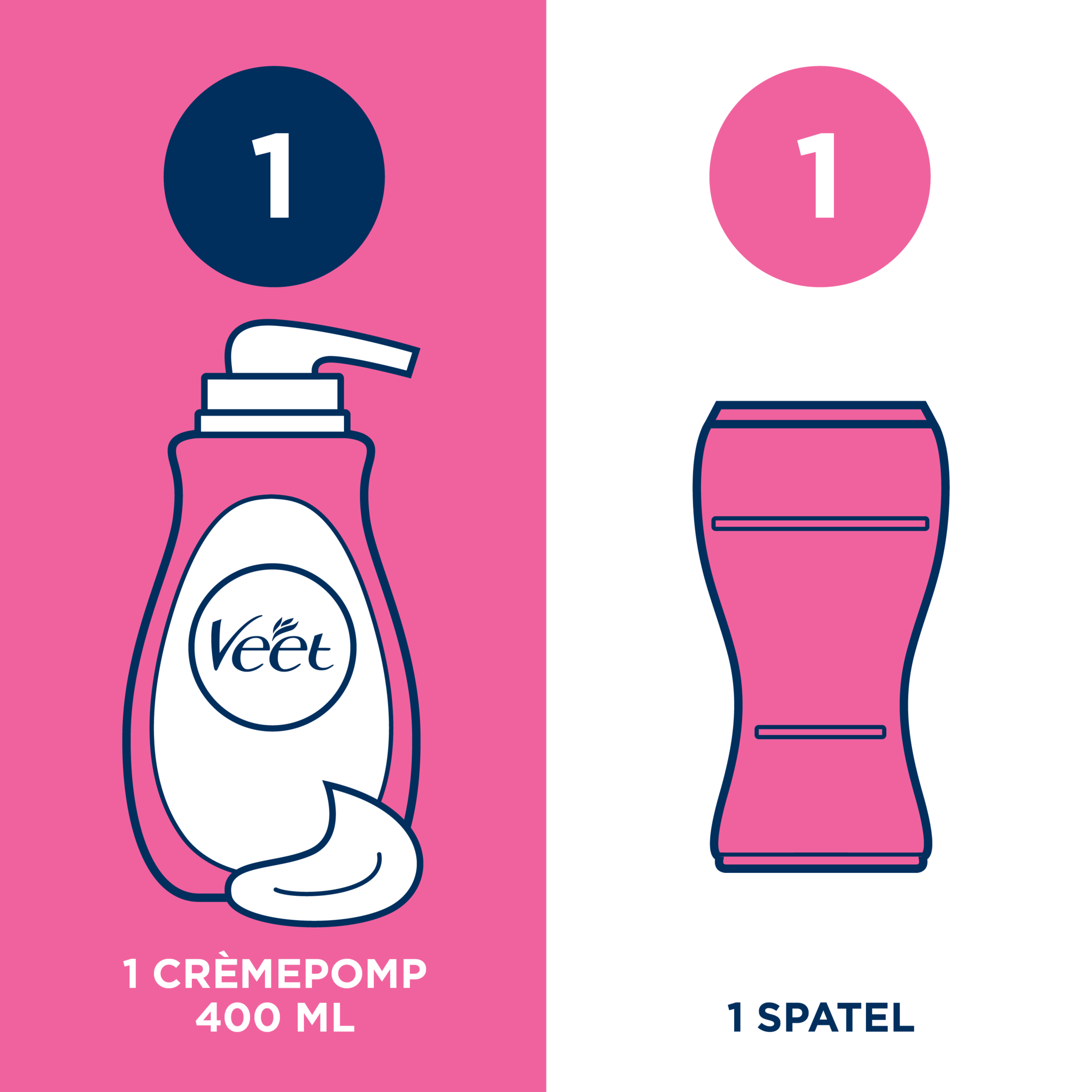 Veet ontharingscrème - Gevoelige Huid - Silk & Fresh - 400ml x3