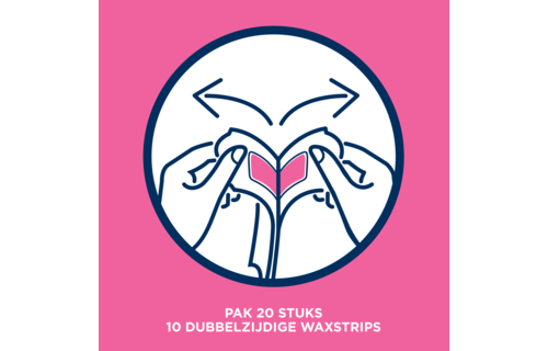 Veet Ontharingsstrips  - Benen & Lichaam - Gevoelige Huid - Easy-Gelwax - 20 stuks