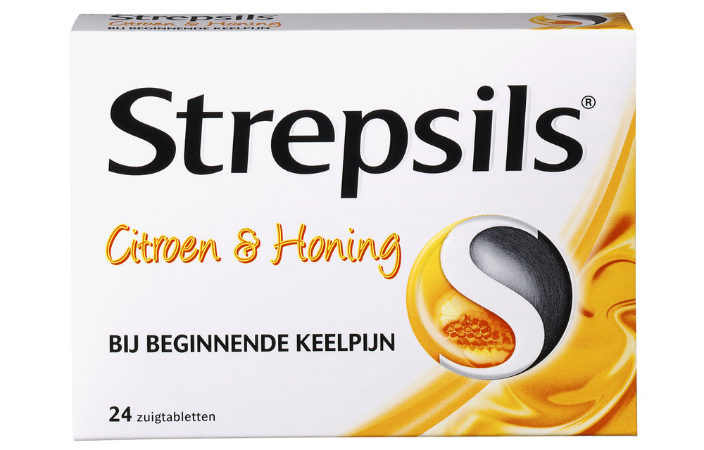 Strepsils Citroen &Honing - 24 stuks