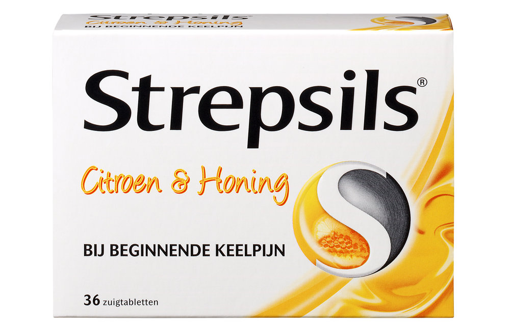 Strepsils Citroen &Honing - 36 stuks
