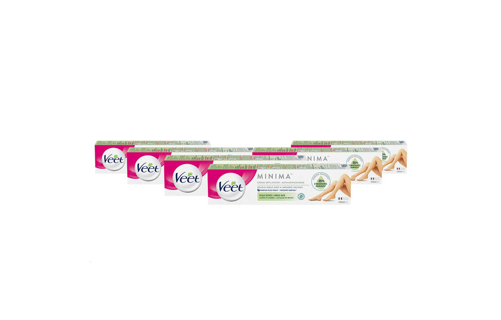 Veet Ontharingscreme - Droge Huid - Minima - 200ml x6