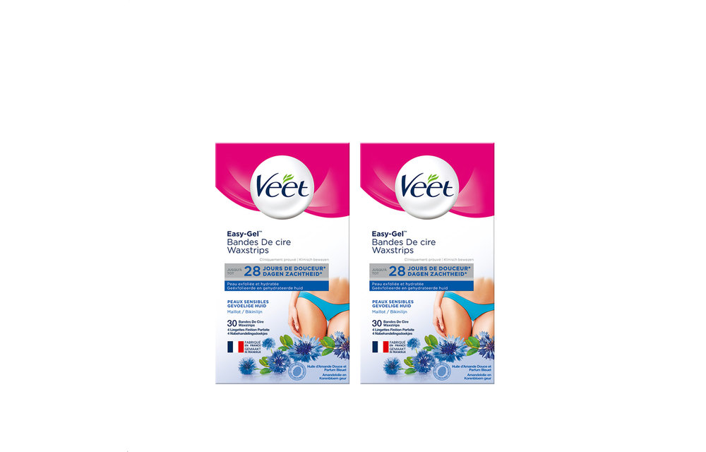 Veet Ontharingsstrips - Bikinilijn - 30 stuks x2