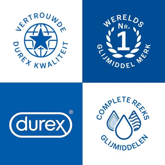 Durex - 3 Glijmiddelen - Voor Comfort En Genot - Waterbasis - Natural 100% natuurlijk 100 ml - Natural Hydraterend 100 ml - Natural Extra Sensitive 100 ml